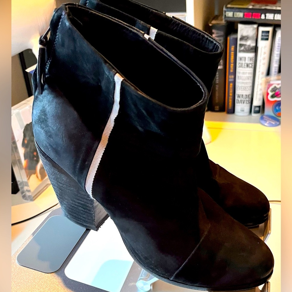 Rag & Bone Black Suede Boots